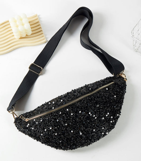 Sparkle sequin sling/ Fanny bag