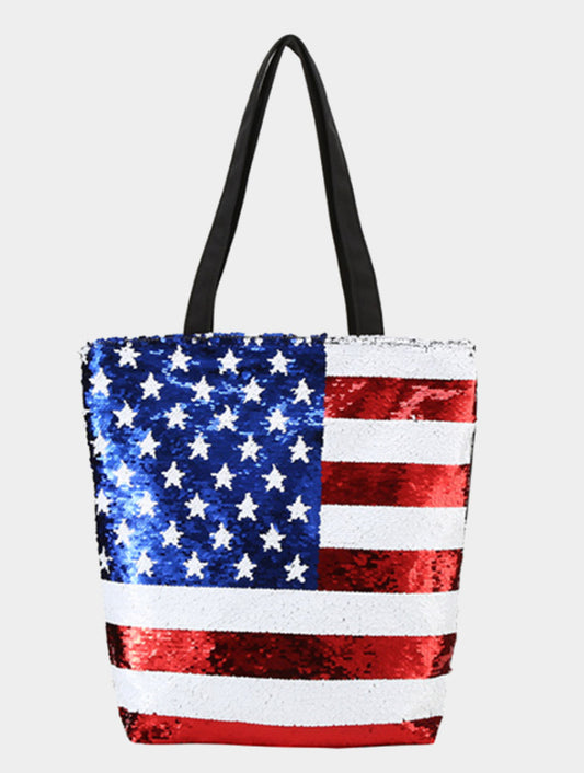 USA sequence canvas bag