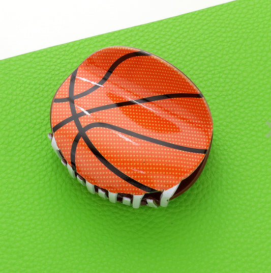 Basketball hair clip