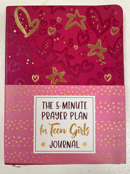 Teen girls journal prayer plan